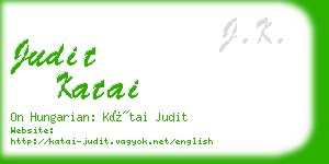 judit katai business card